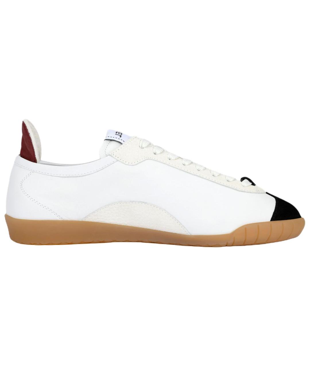 CHANEL Белые кожаные кроссовки, фото 2