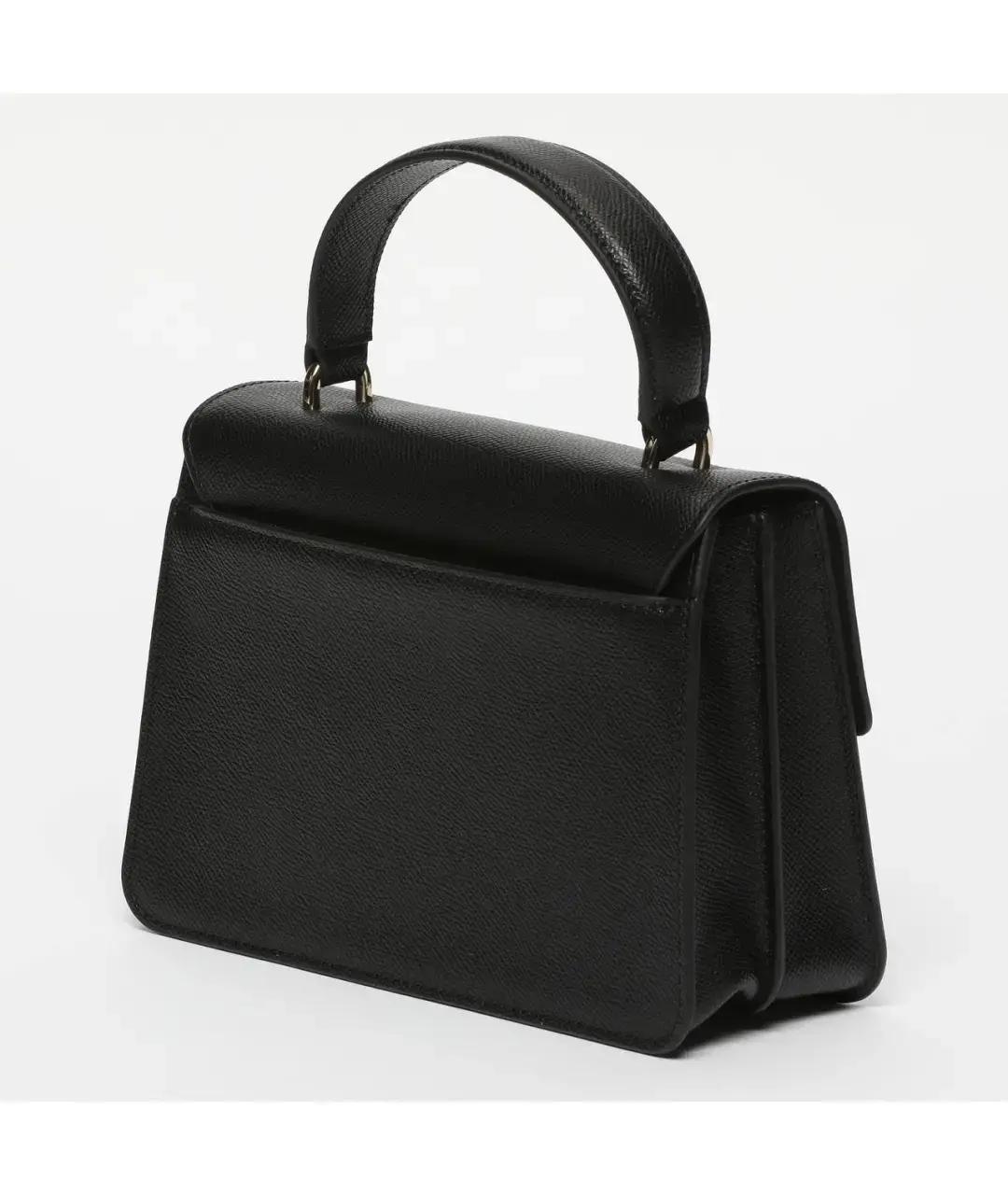 FURLA Черная кожаная сумка через плечо, фото 2