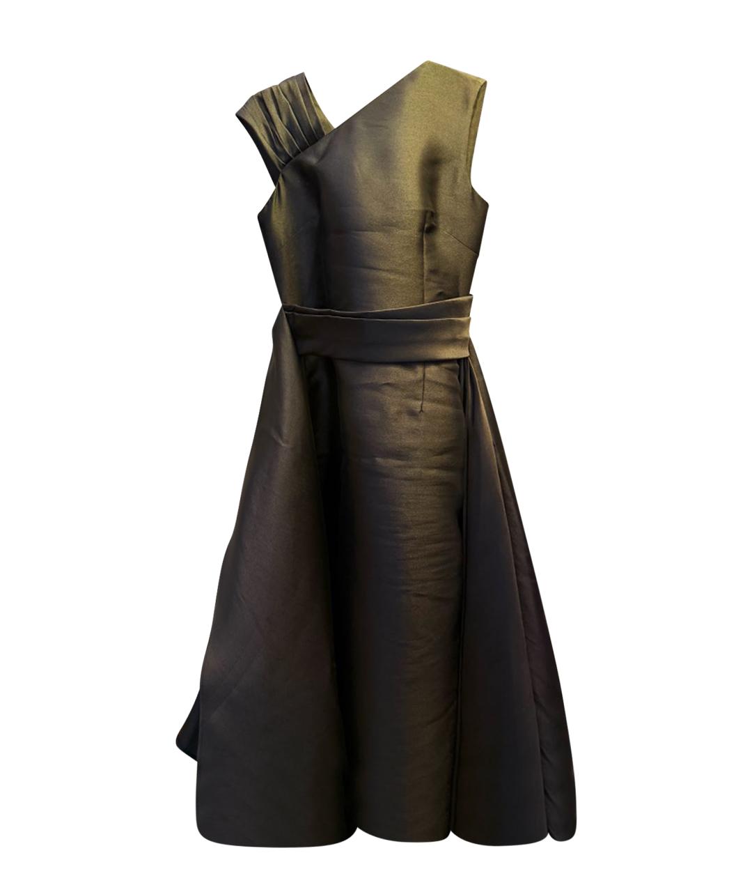 SOLACE LONDON Черное полиэстеровое вечернее платье, фото 1