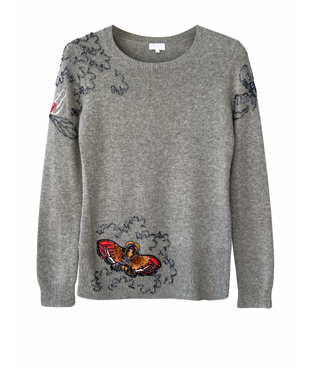 ESCADA Серый шерстяной джемпер / свитер, фото 1