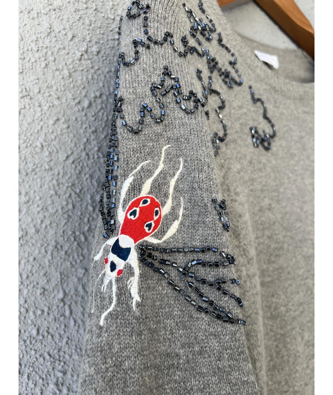 ESCADA Серый шерстяной джемпер / свитер, фото 3