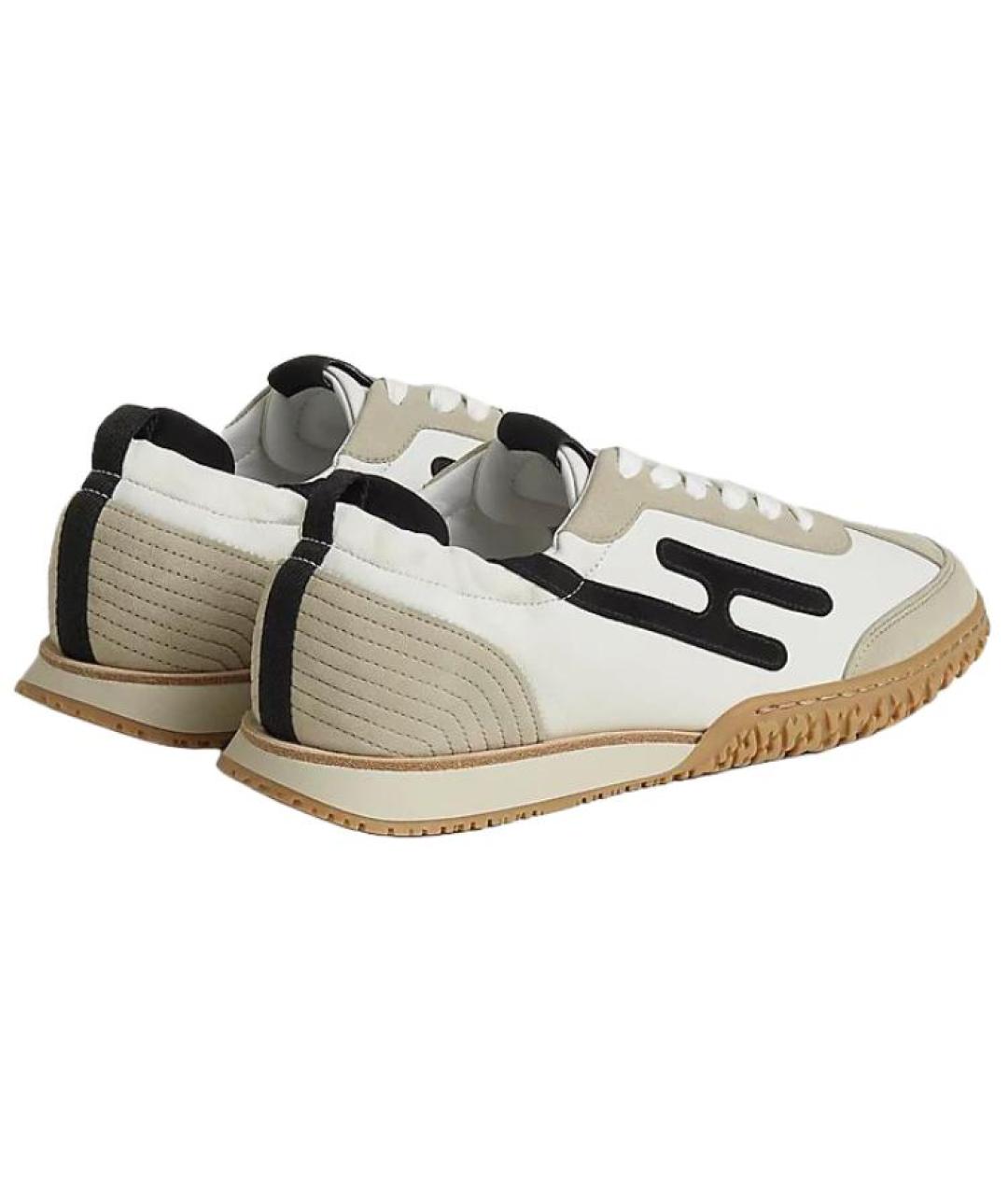 HERMES Мульти кожаные кроссовки, фото 4