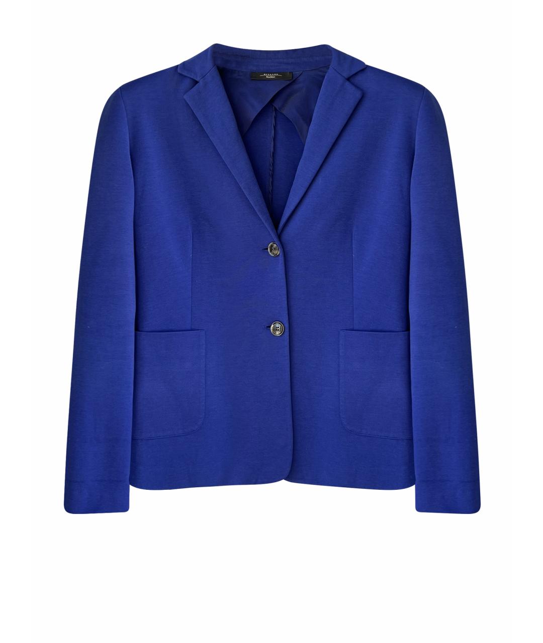 MAX MARA Темно-синий жакет/пиджак, фото 1