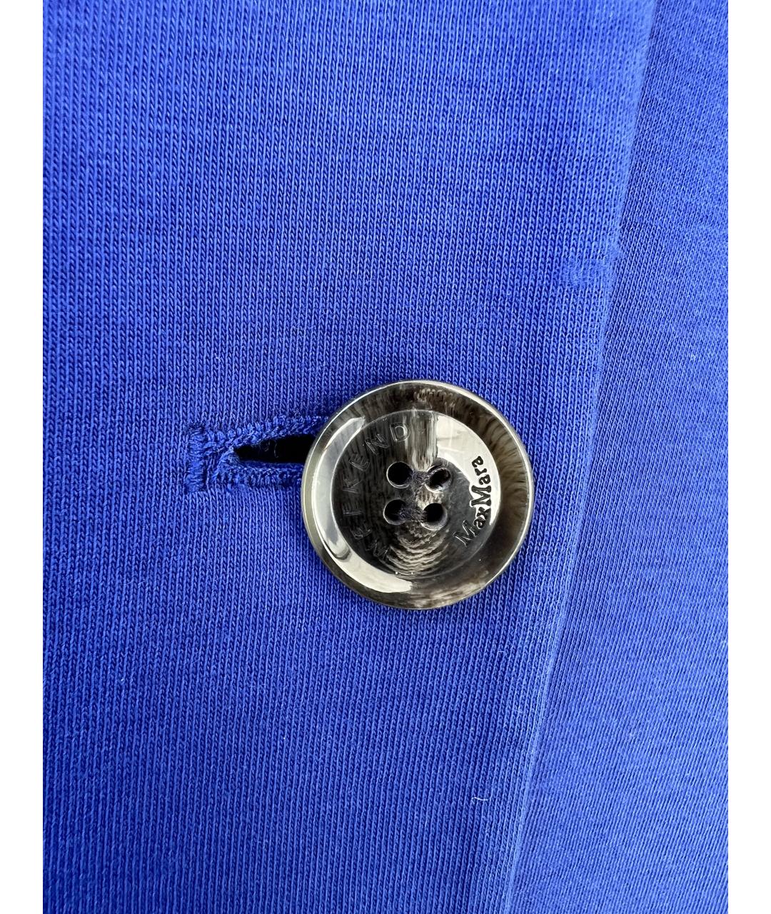 MAX MARA Темно-синий жакет/пиджак, фото 2