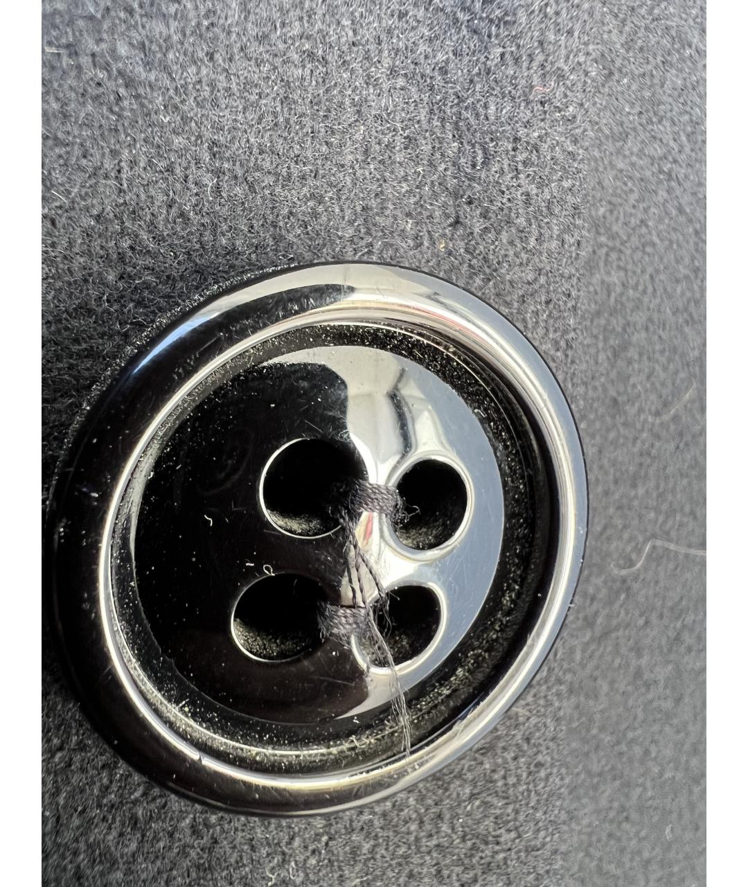 RED VALENTINO Черное шерстяное пальто, фото 2