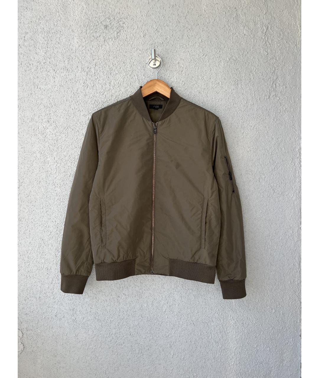 COS Хаки полиамидовая куртка, фото 8