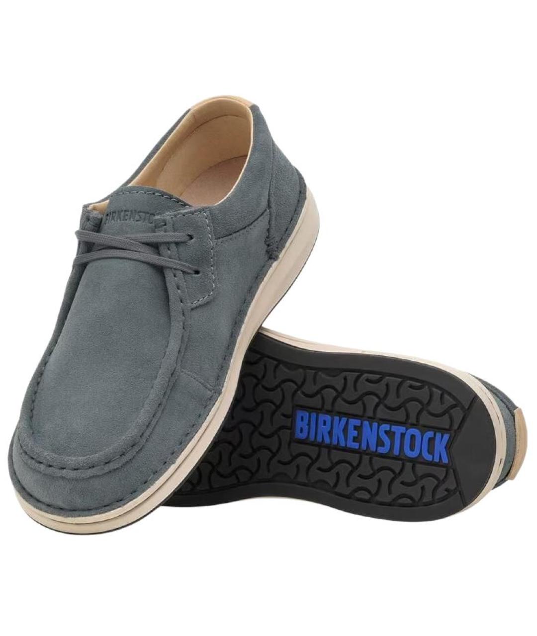 BIRKENSTOCK Серые замшевые ботинки, фото 4