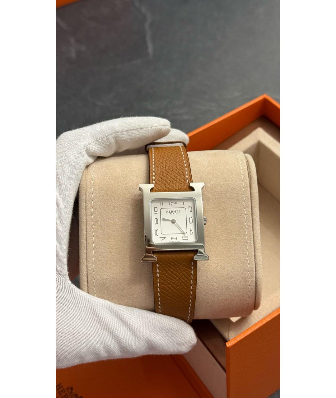 HERMES Серебряные часы, фото 3