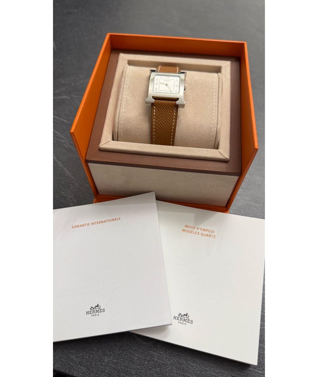 HERMES Серебряные часы, фото 7