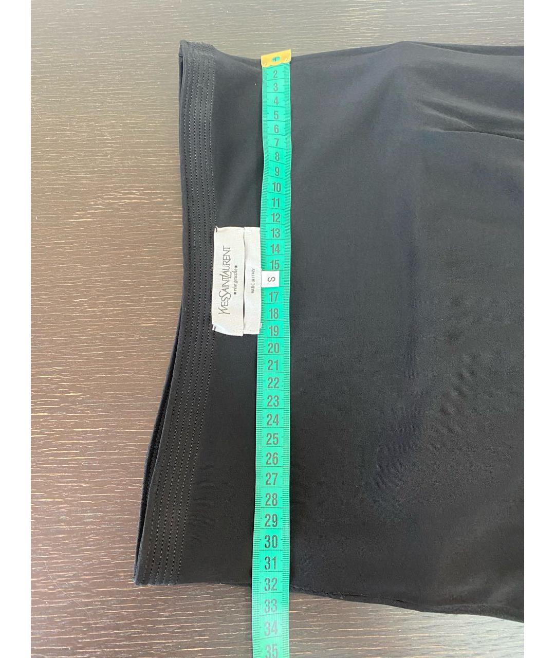 YVES SAINT LAURENT BEAUTY Черная юбка миди, фото 6
