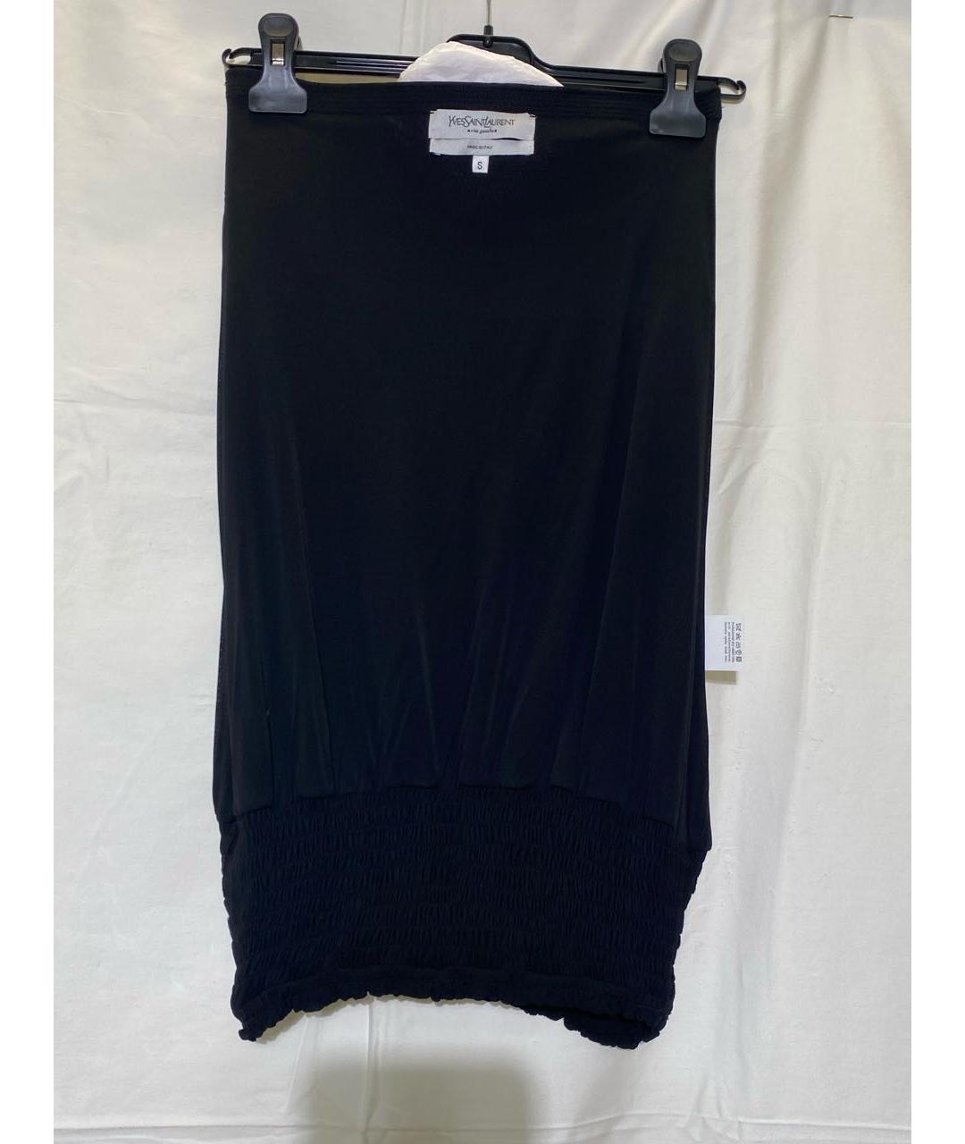 YVES SAINT LAURENT BEAUTY Черная юбка миди, фото 7