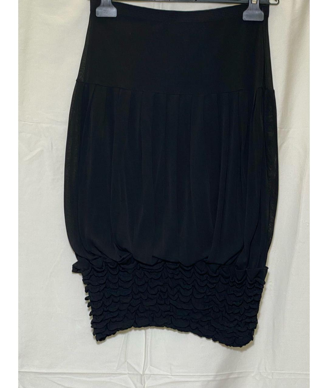 YVES SAINT LAURENT BEAUTY Черная юбка миди, фото 8