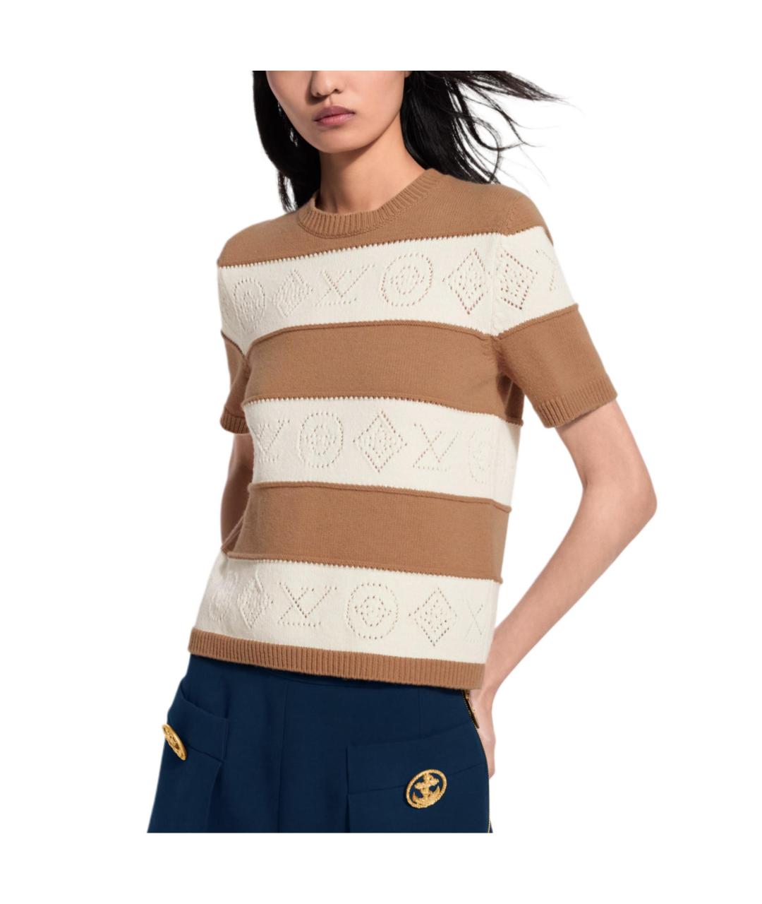 LOUIS VUITTON Мульти кашемировый джемпер / свитер, фото 3