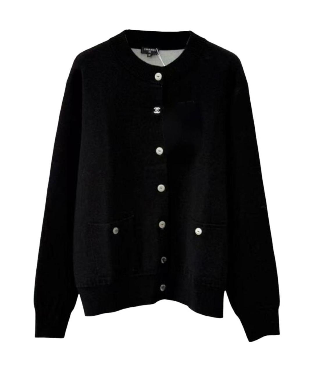 CHANEL Черный кардиган, фото 1