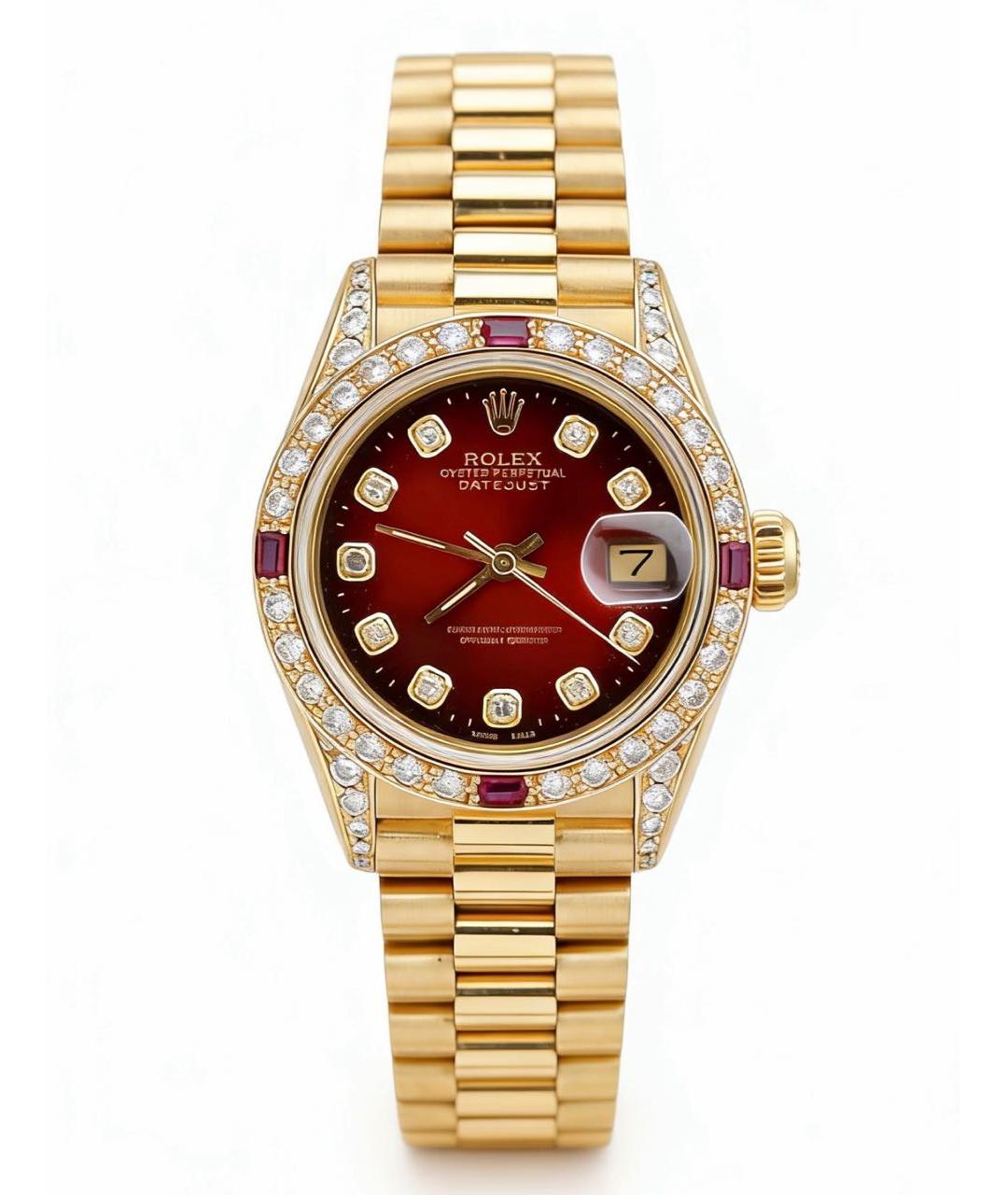 ROLEX Золотые часы из желтого золота, фото 6