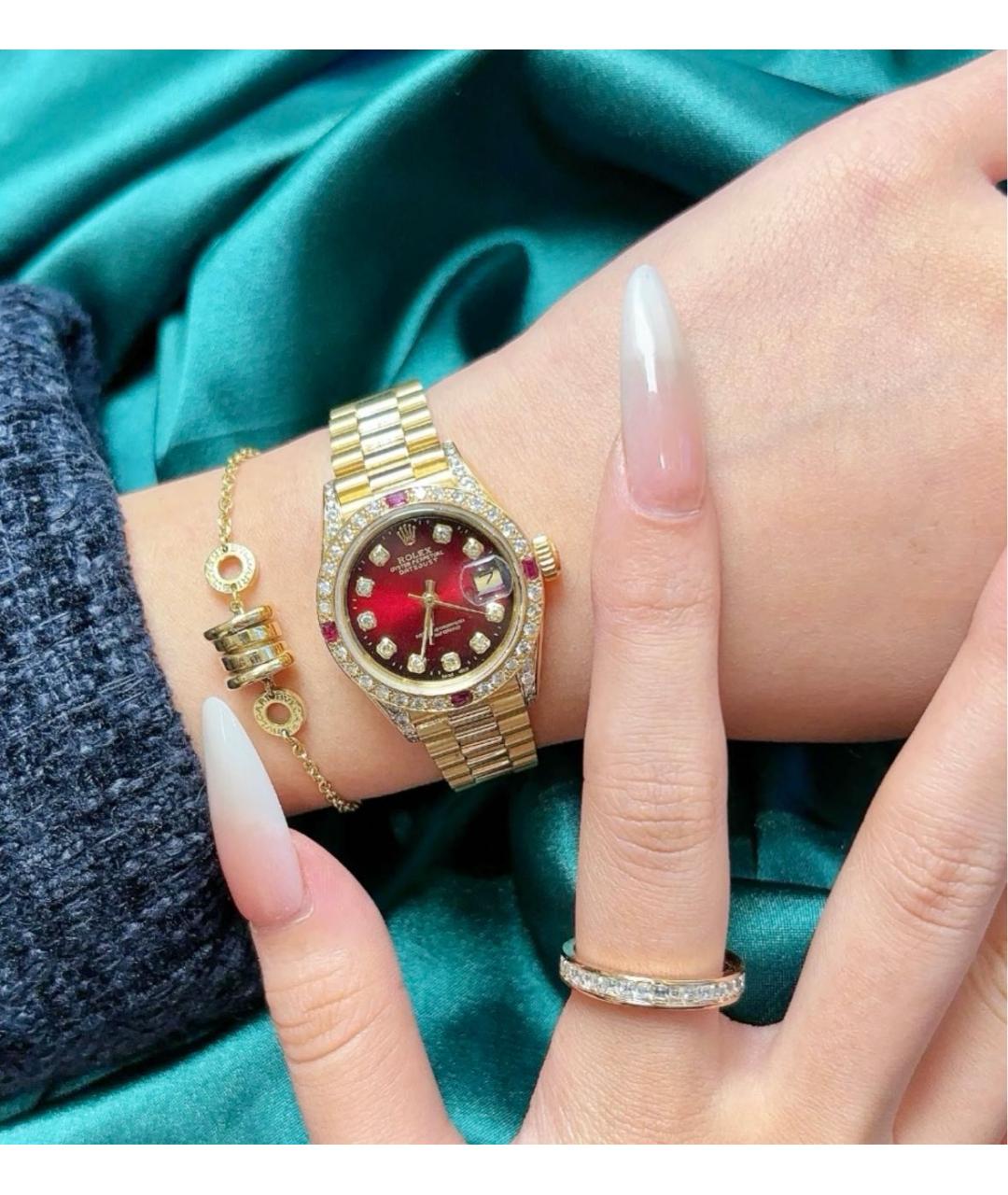 ROLEX Золотые часы из желтого золота, фото 2