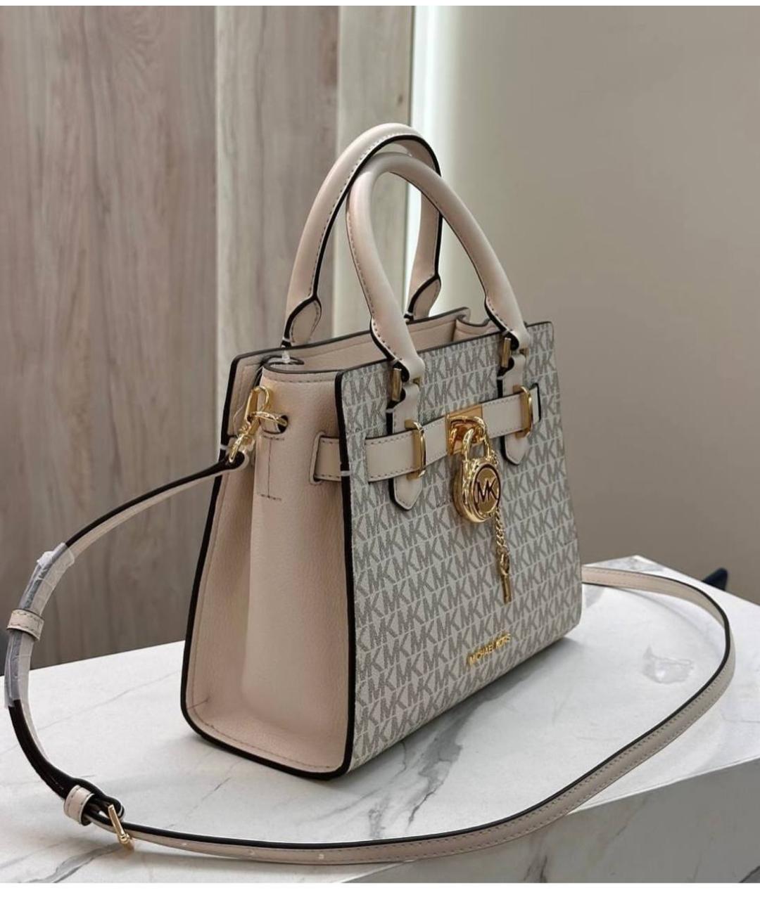 MICHAEL KORS Бежевая сумка с короткими ручками, фото 5