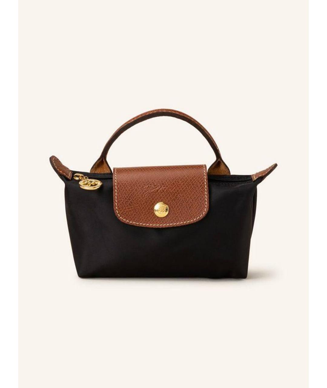 LONGCHAMP Черная сумка с короткими ручками, фото 5