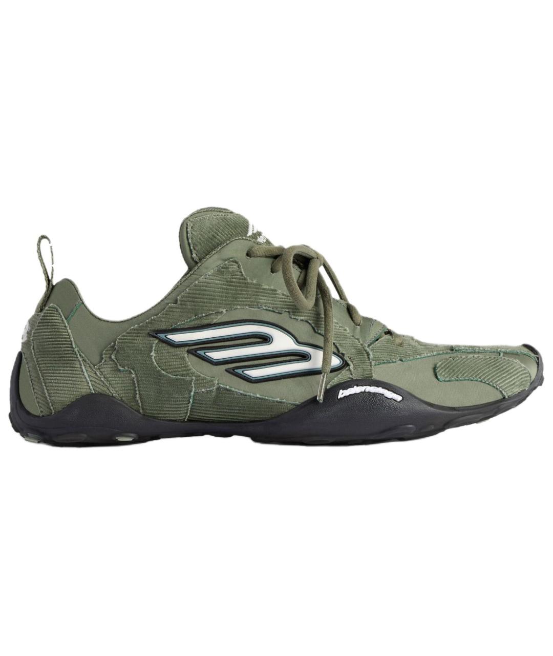 BALENCIAGA Зеленые низкие кроссовки / кеды, фото 1