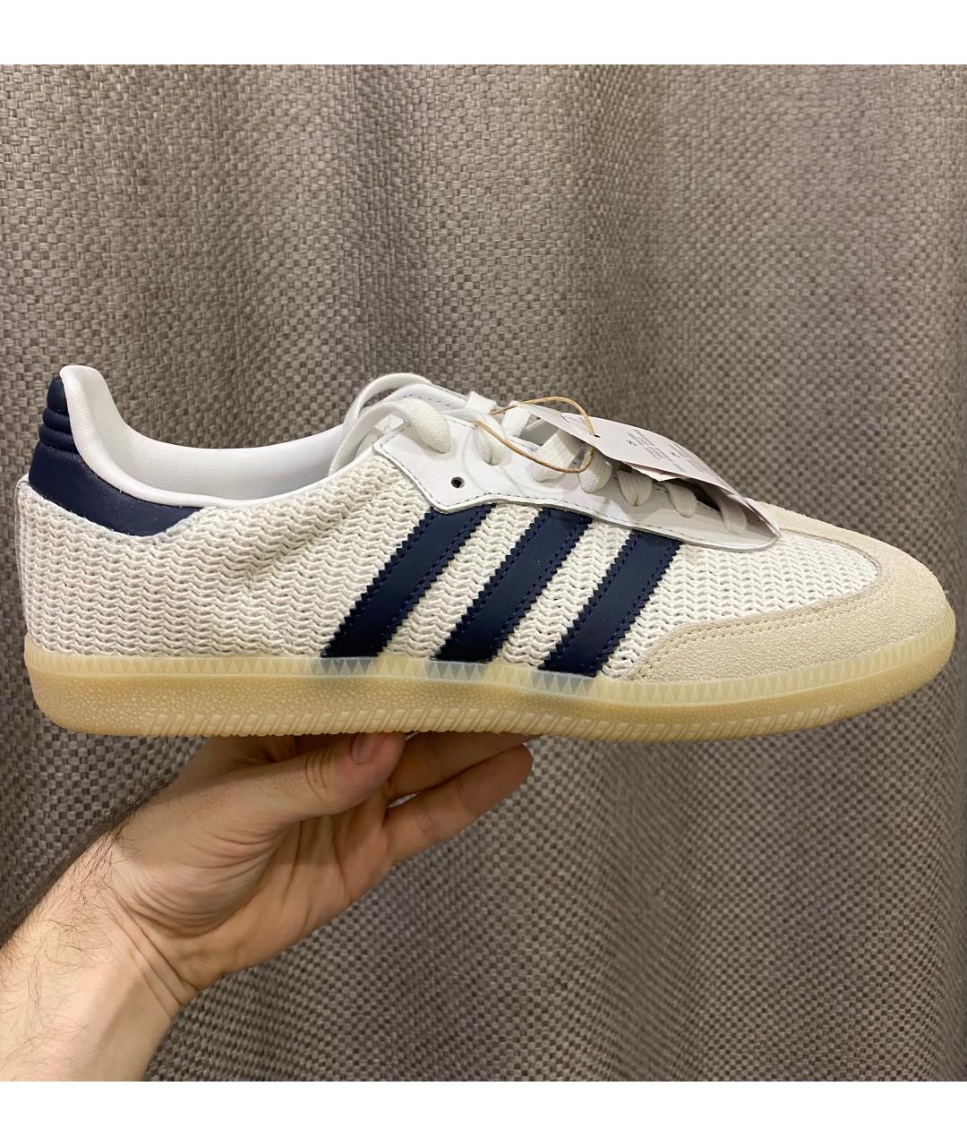 ADIDAS Белые замшевые кеды, фото 7