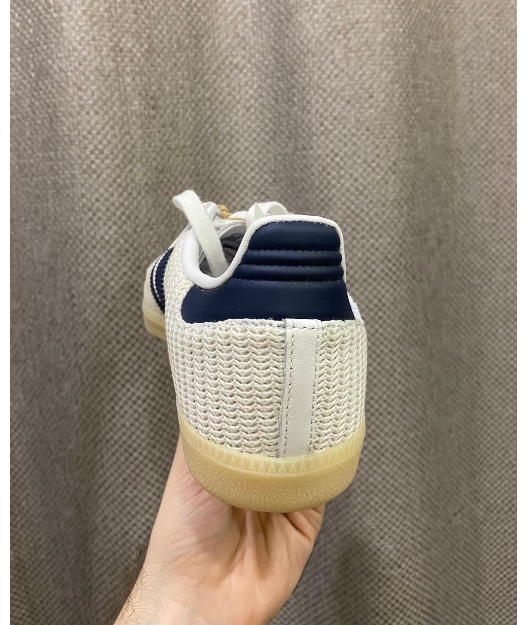 ADIDAS Белые замшевые кеды, фото 4