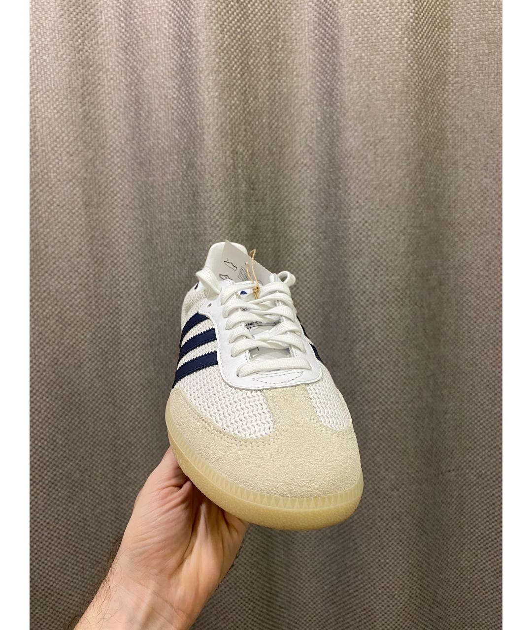 ADIDAS Белые замшевые кеды, фото 2