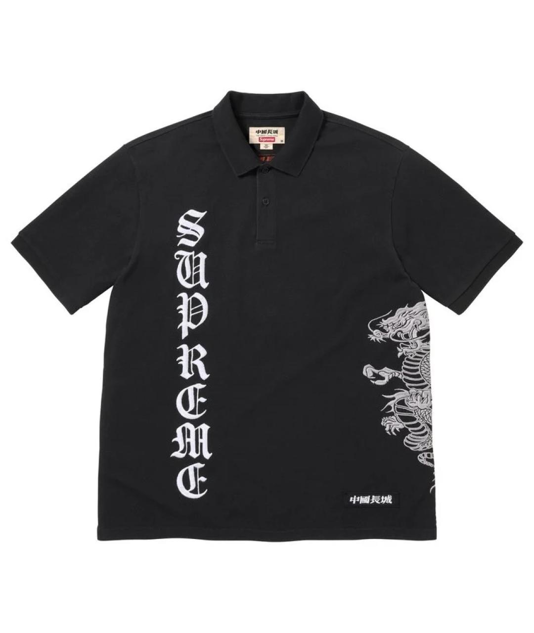 SUPREME Черная рубашка, фото 1