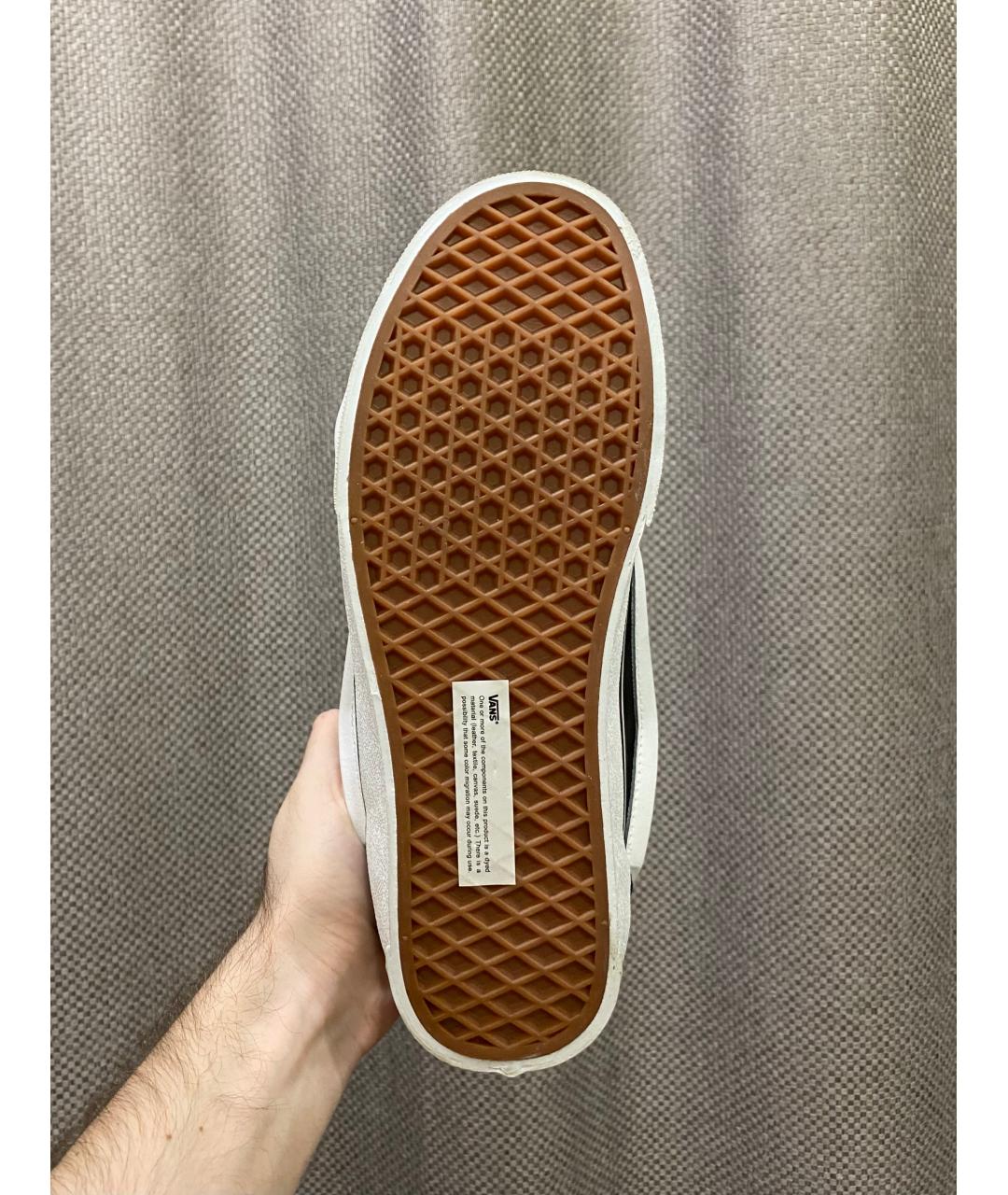 VANS Черные текстильные низкие кроссовки / кеды, фото 5