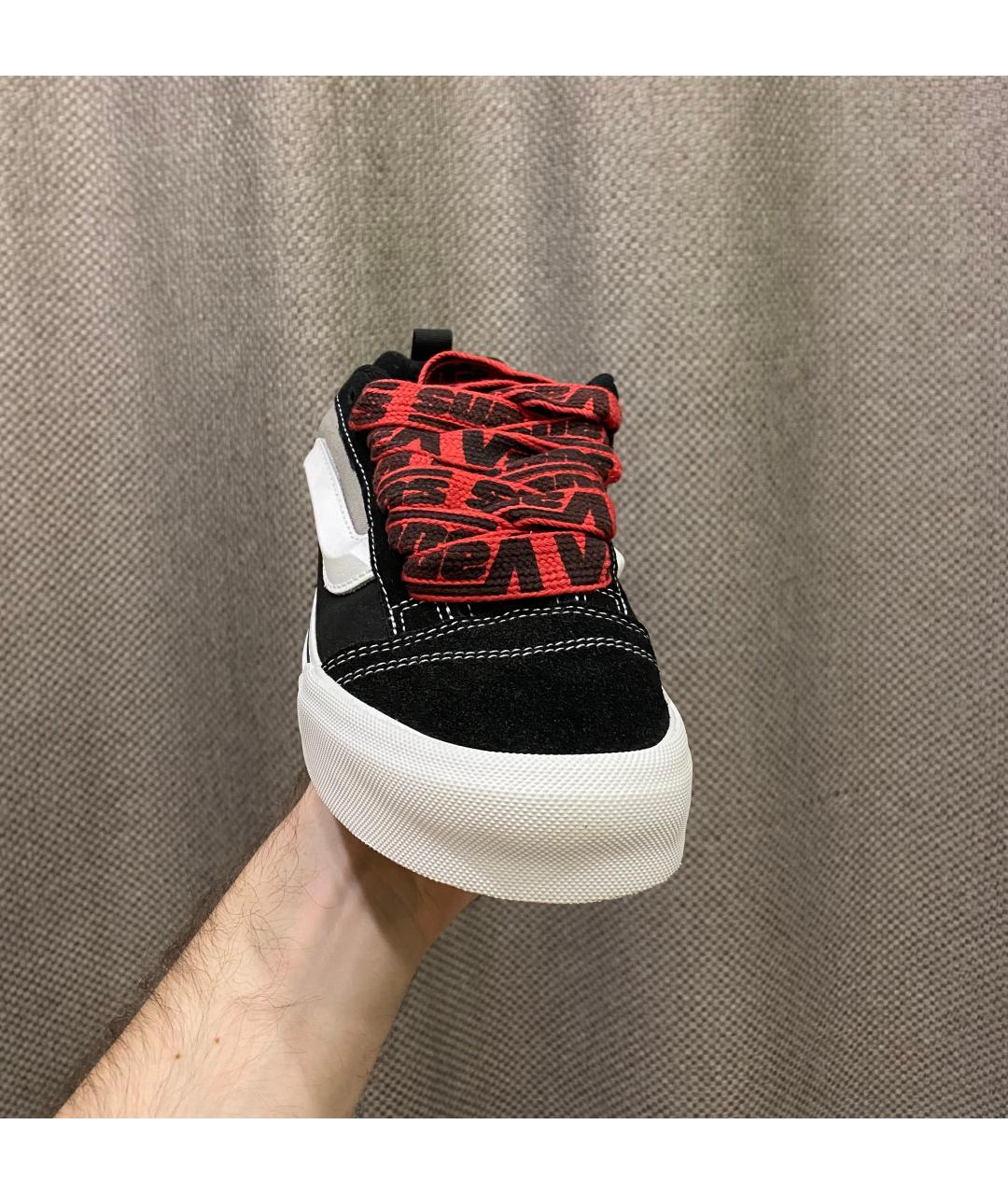 VANS Черные текстильные низкие кроссовки / кеды, фото 2