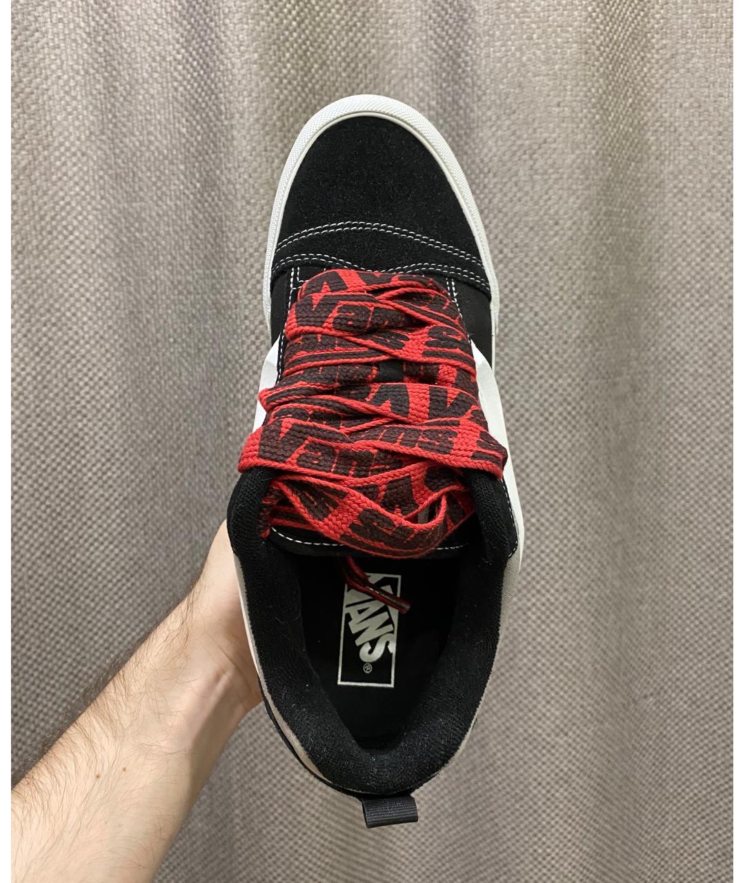 VANS Черные текстильные низкие кроссовки / кеды, фото 3