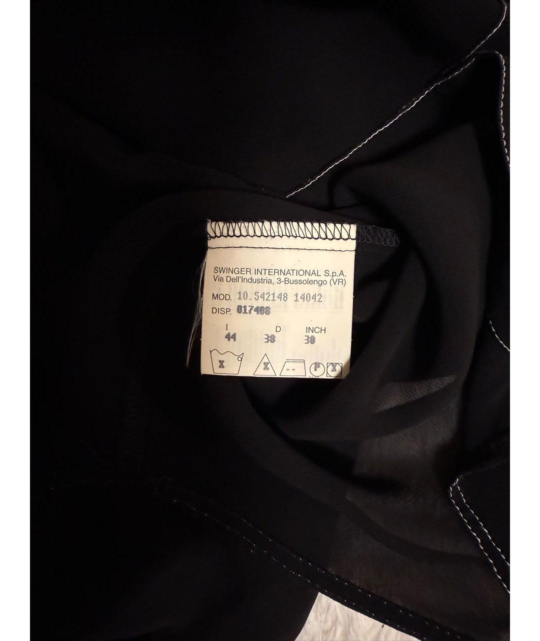 FENDI Черная вискозная рубашка, фото 6