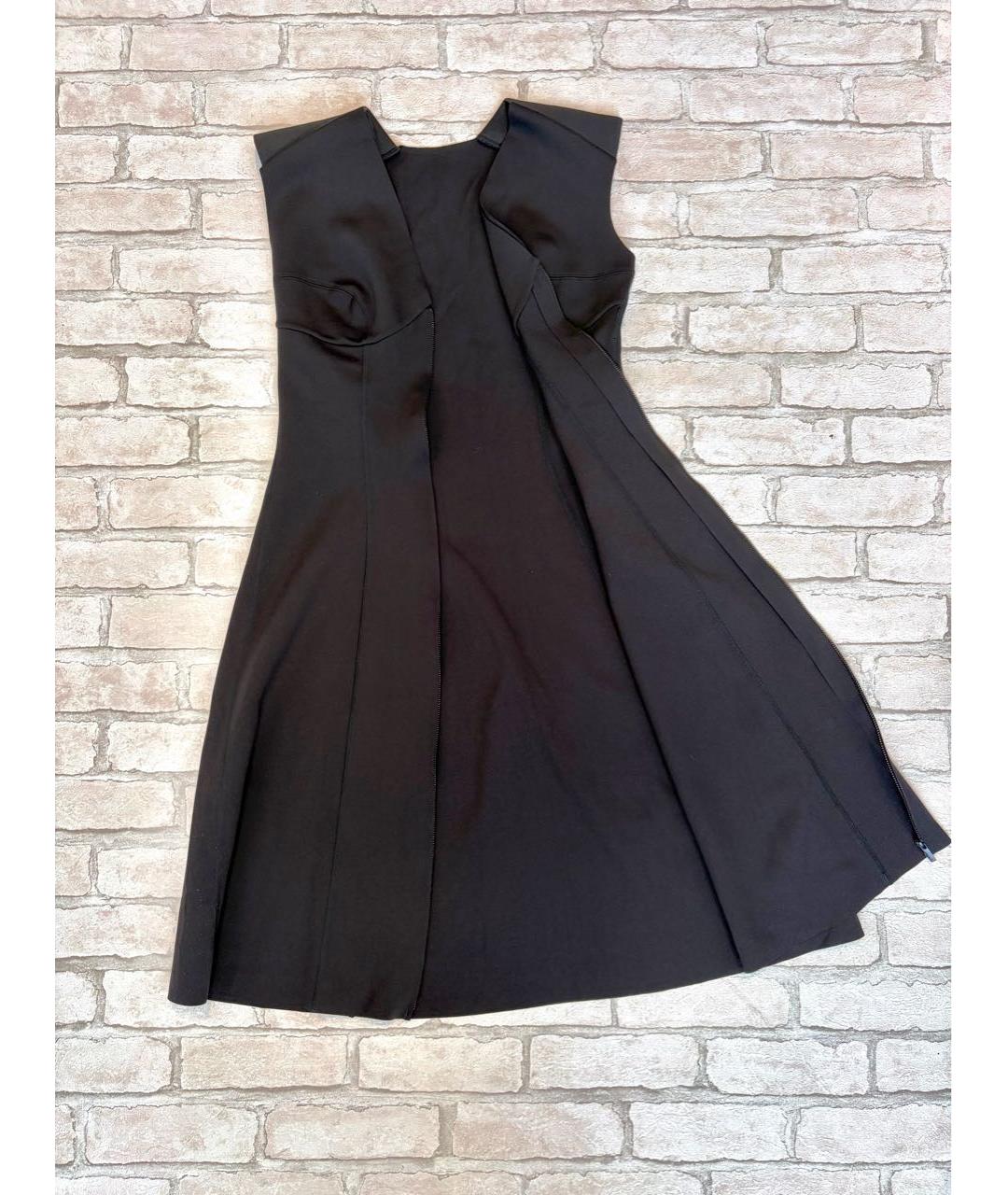 WOLFORD Черное полиэстеровое повседневное платье, фото 4