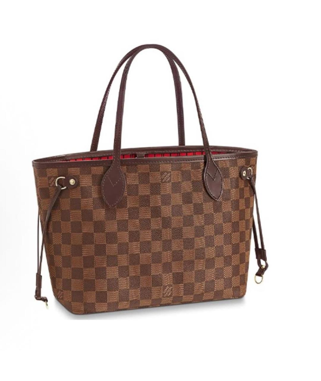 LOUIS VUITTON Коричневая сумка тоут, фото 6