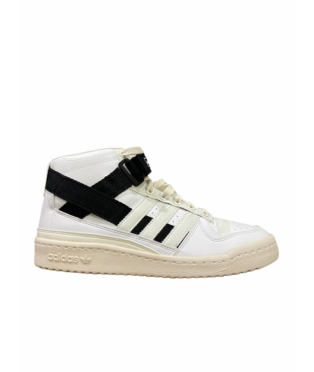 ADIDAS Белые низкие кроссовки / кеды из искусственной кожи, фото 1