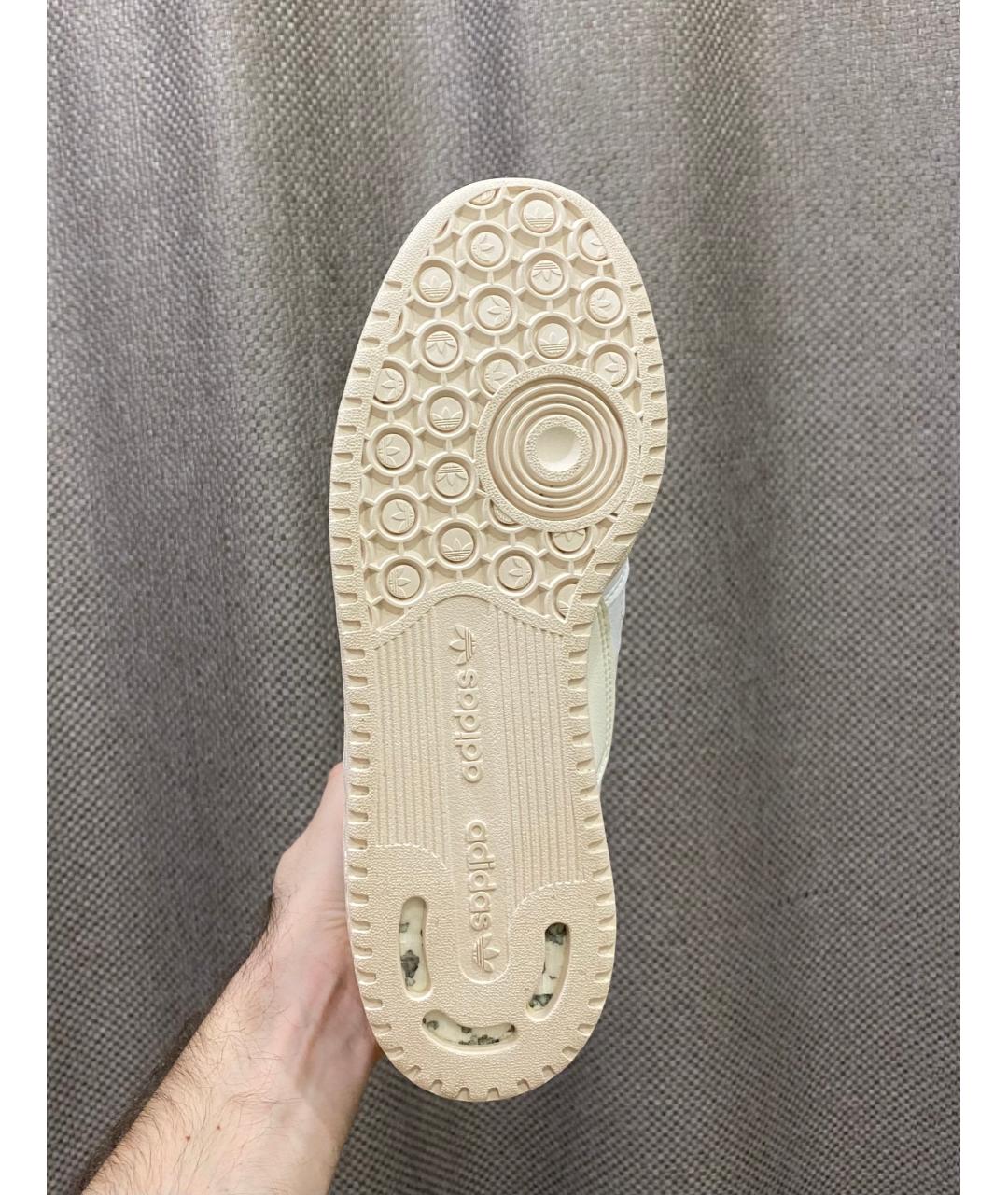 ADIDAS Белые низкие кроссовки / кеды из искусственной кожи, фото 5