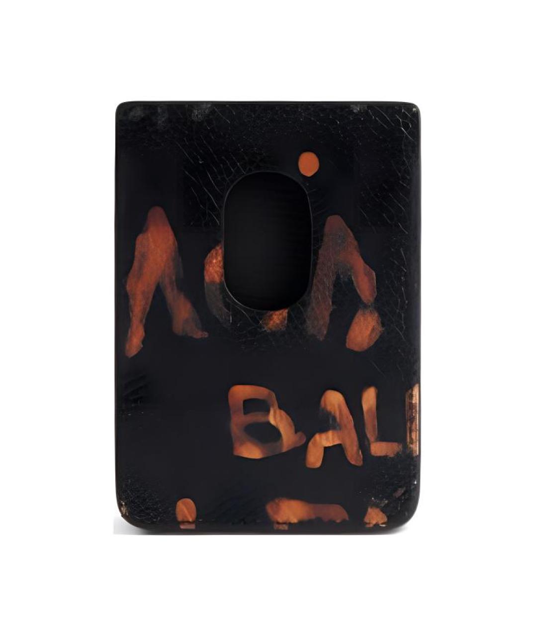 BALENCIAGA Черный кожаный кардхолдер, фото 2