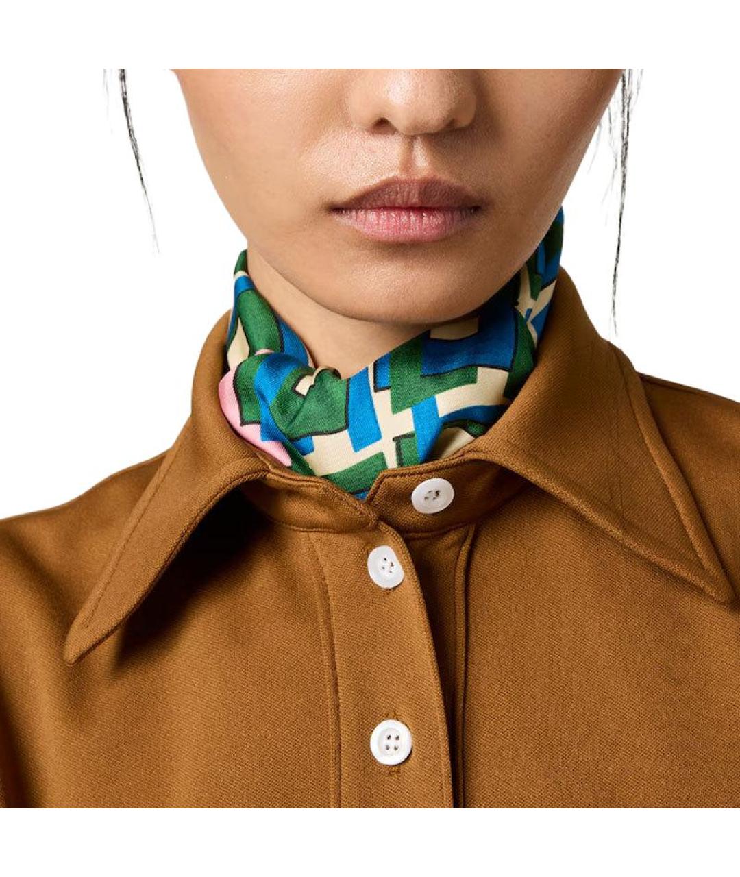 MIU MIU Коричневая рубашка, фото 5