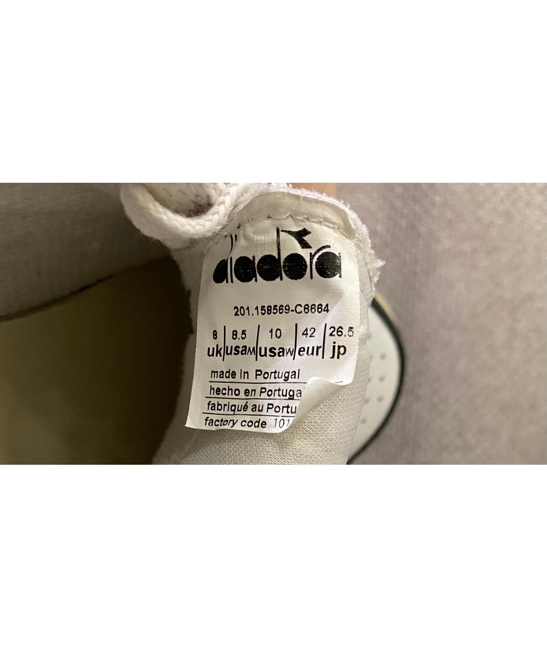DIADORA HERITAGE Мульти кожаные высокие кроссовки / кеды, фото 6
