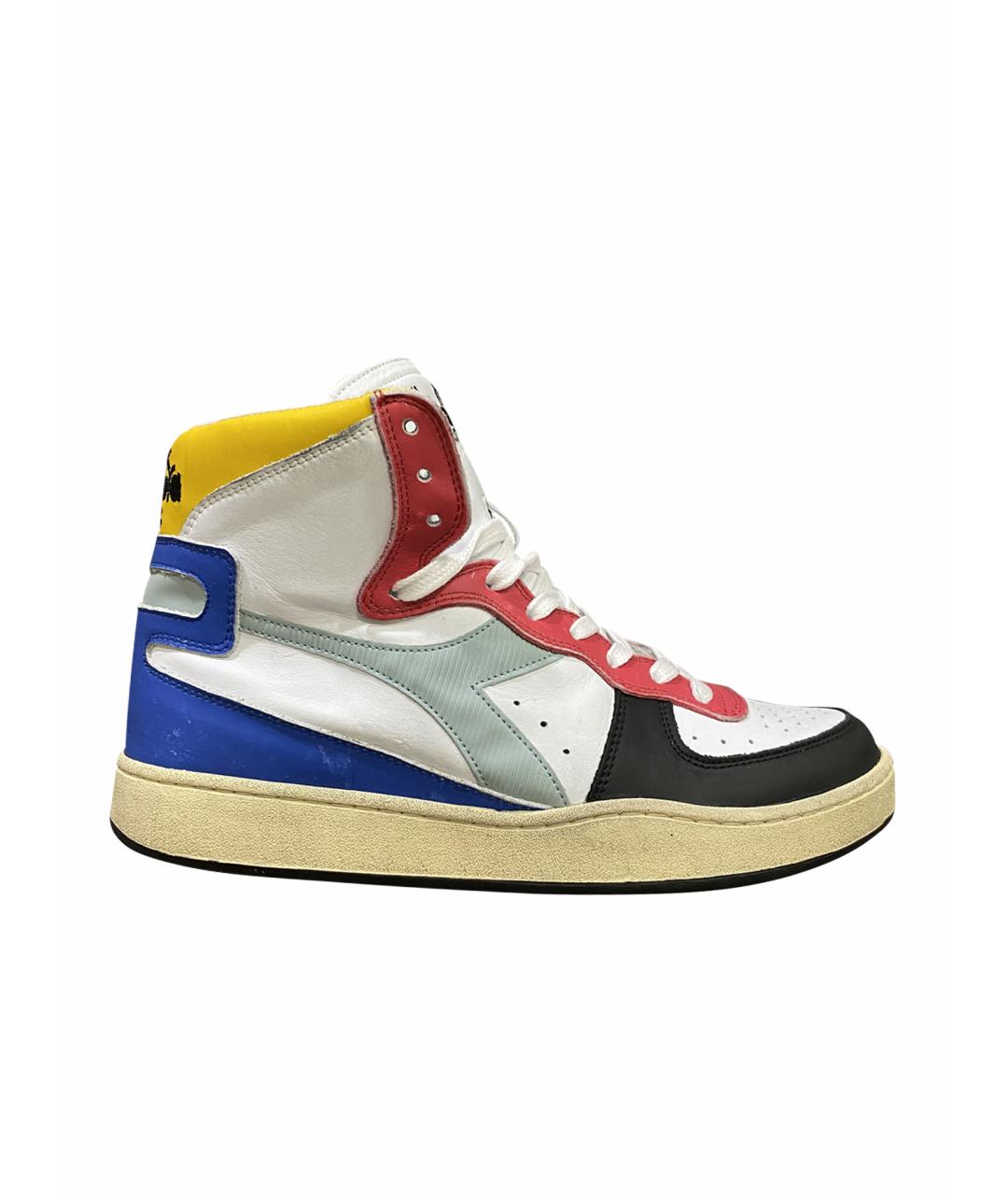 DIADORA HERITAGE Мульти кожаные высокие кроссовки / кеды, фото 1
