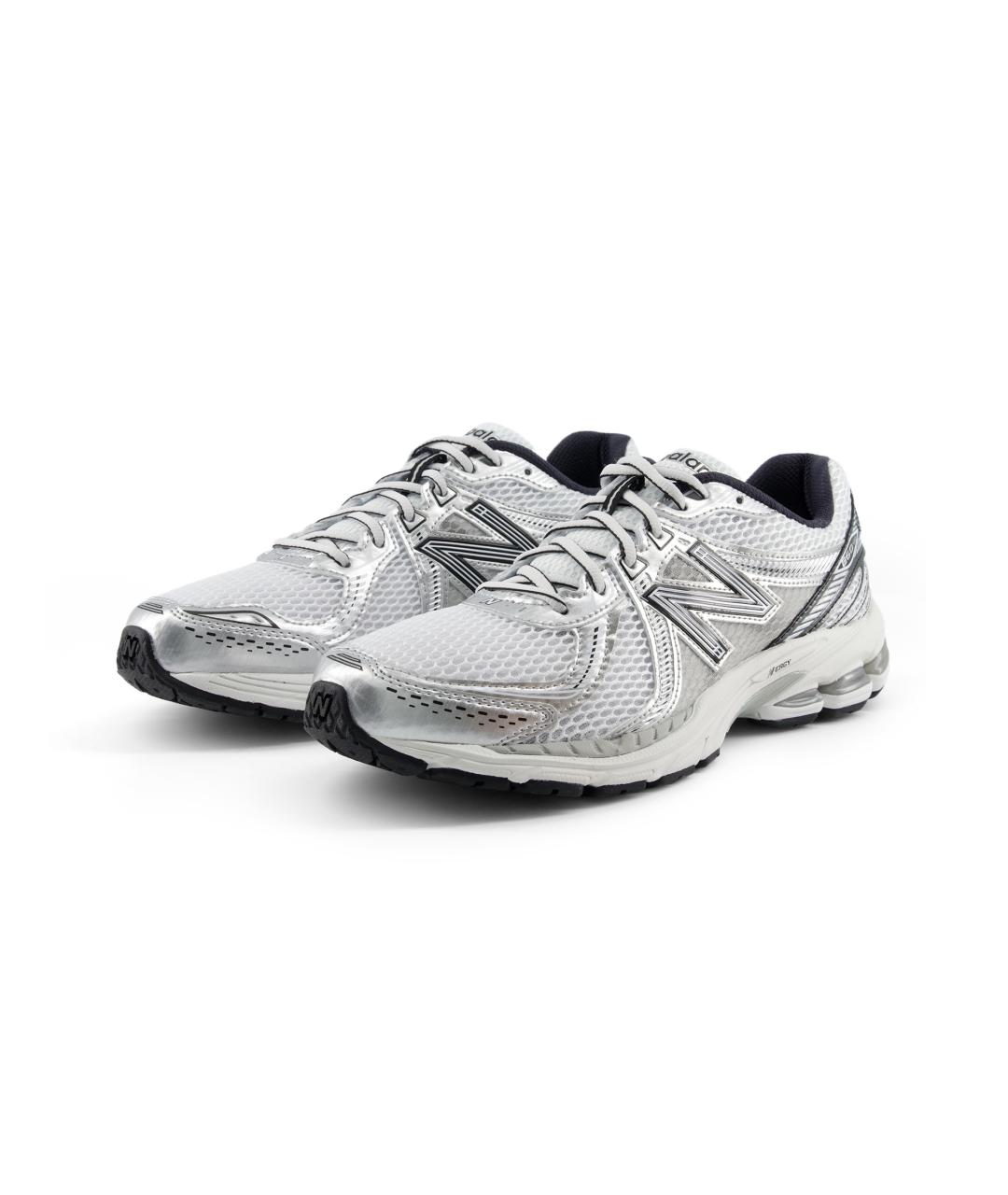 NEW BALANCE Серебряные кроссовки, фото 3