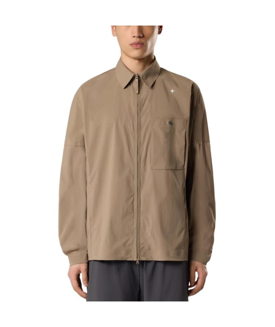 STONE ISLAND Серая классическая рубашка, фото 5