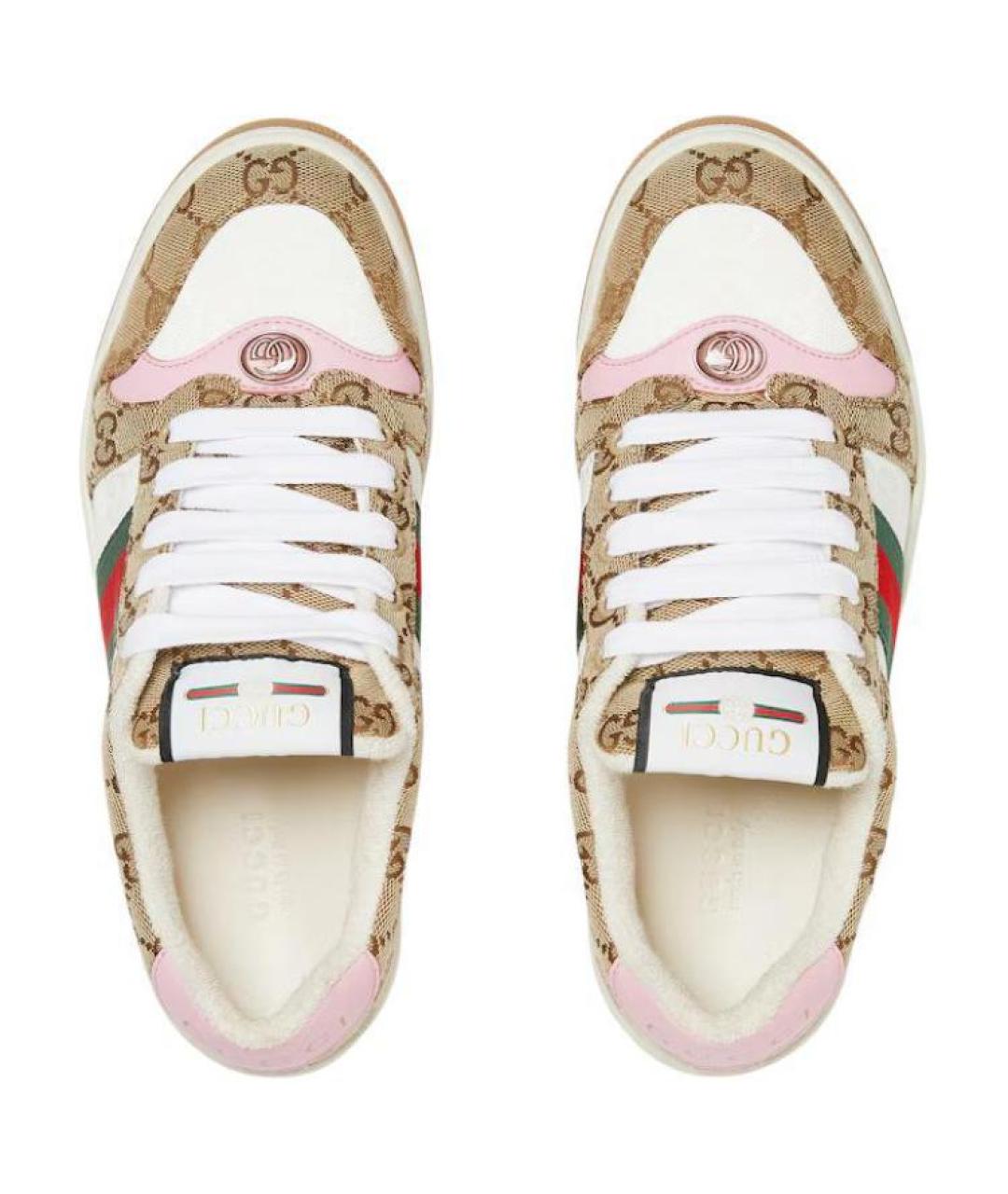 GUCCI Коричневые кроссовки, фото 4