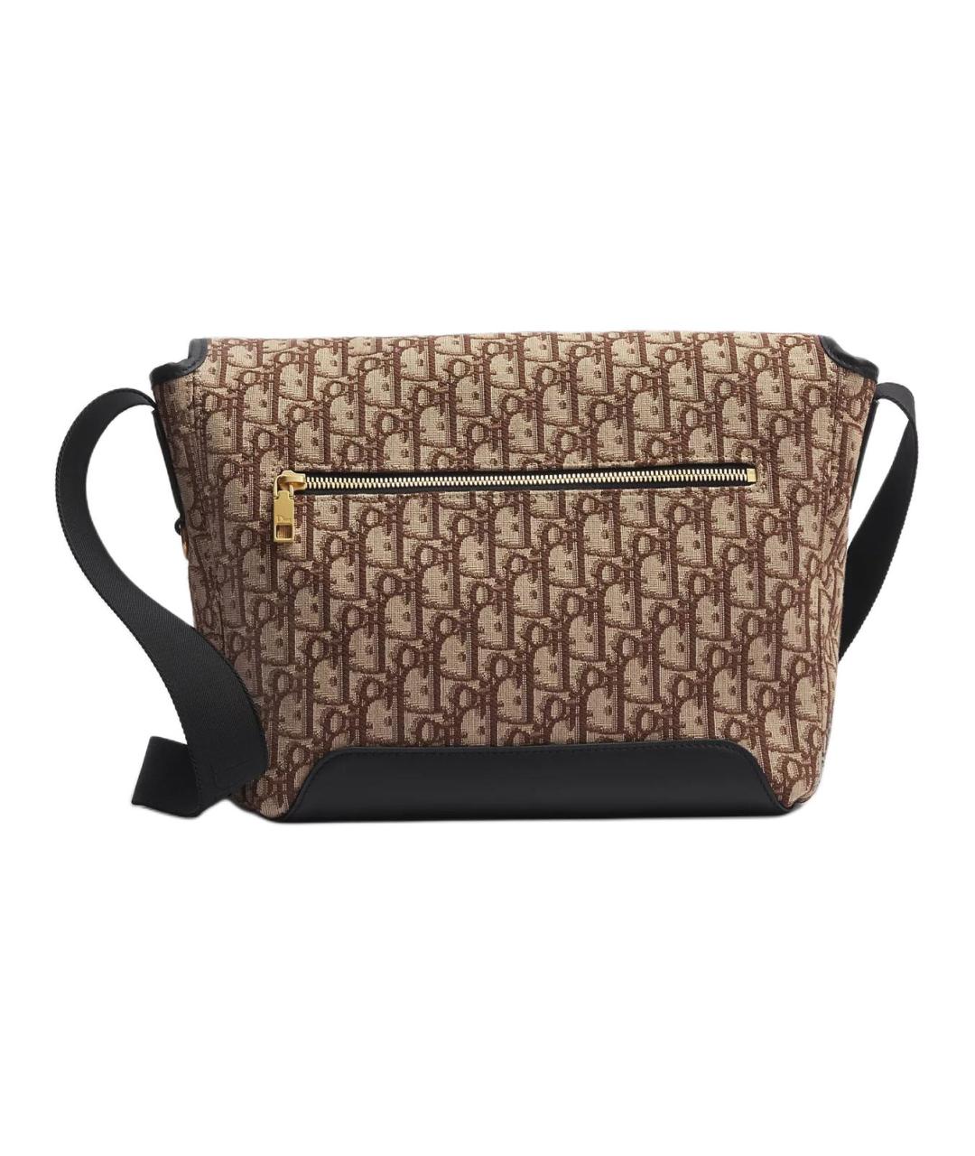 CHRISTIAN DIOR Коричневая сумка на плечо, фото 4