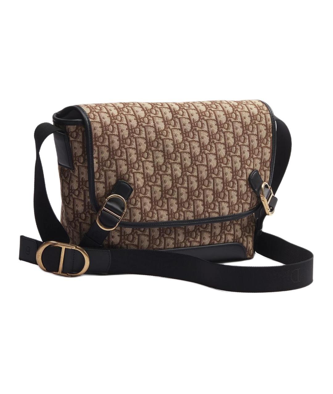 CHRISTIAN DIOR Коричневая сумка на плечо, фото 3