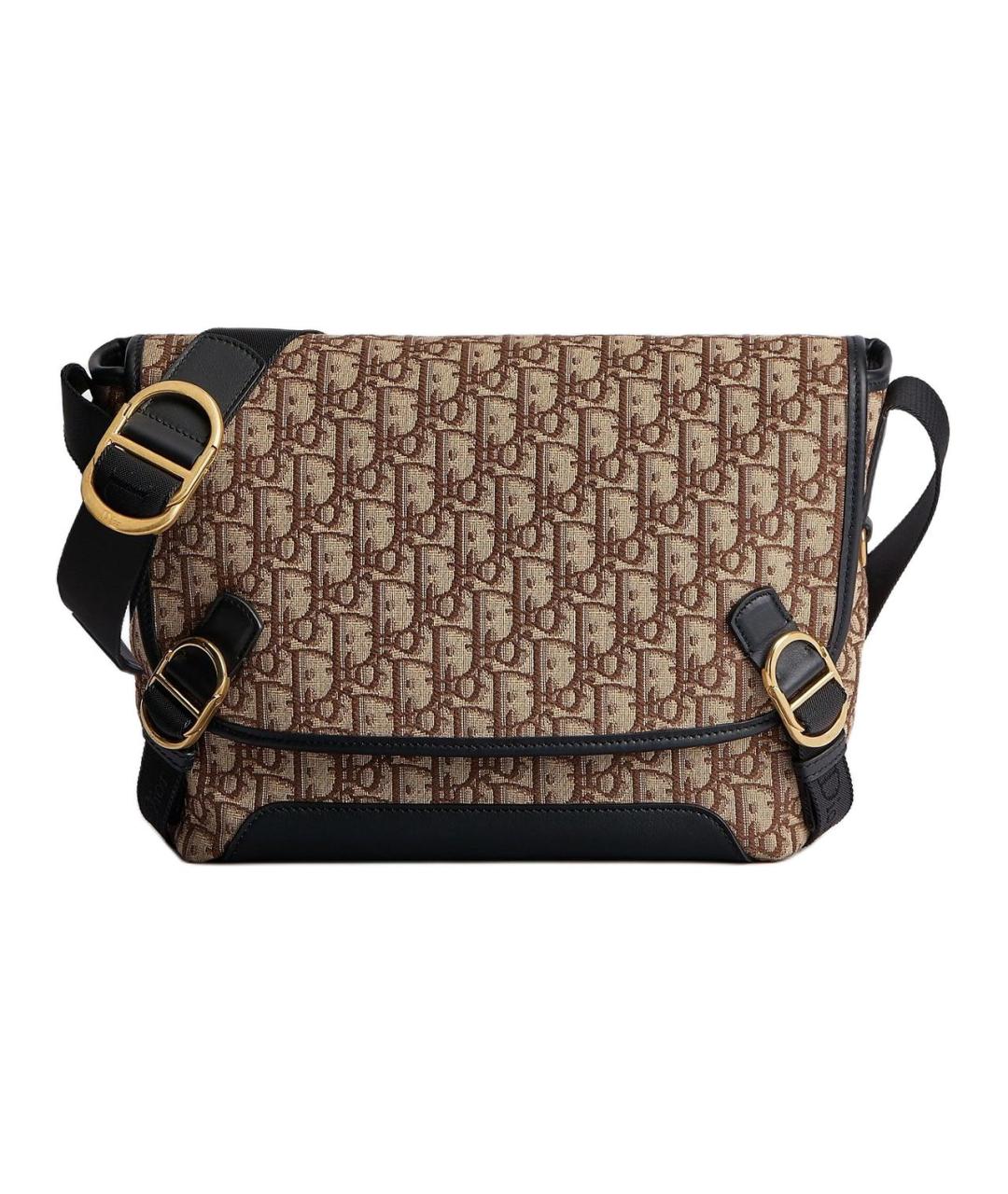 CHRISTIAN DIOR Коричневая сумка на плечо, фото 1