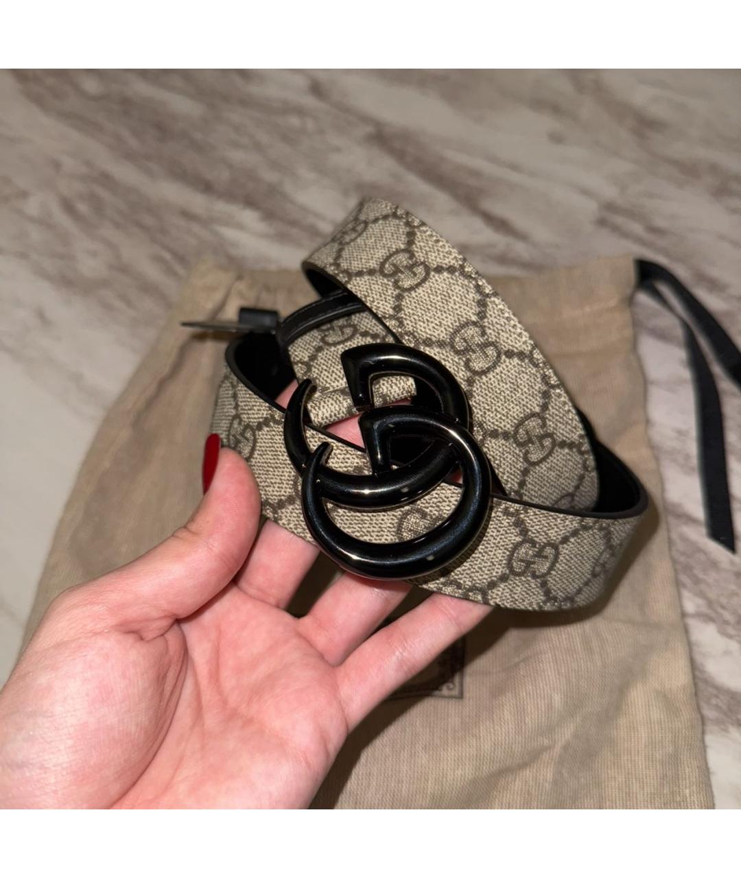 GUCCI Коричневый кожаный ремень, фото 2