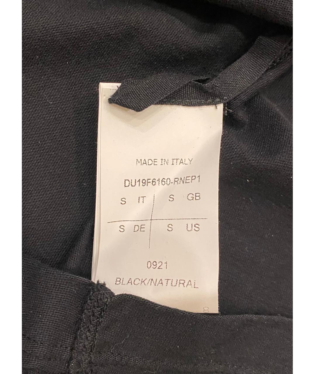 RICK OWENS DRKSHDW Черная хлопковая майка, фото 3