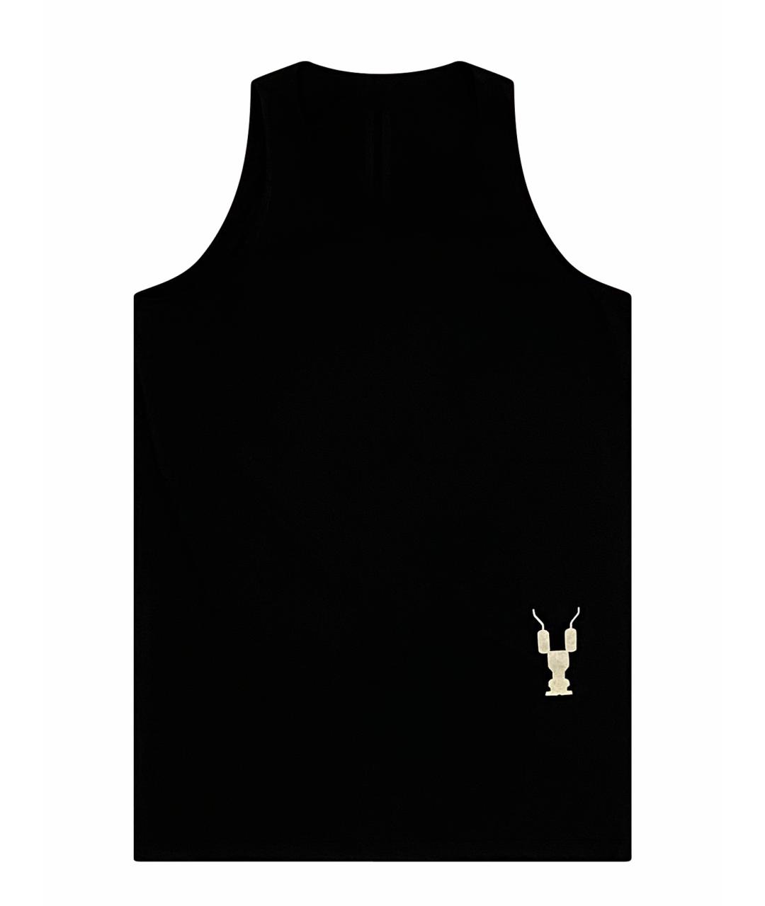 RICK OWENS DRKSHDW Черная хлопковая майка, фото 1