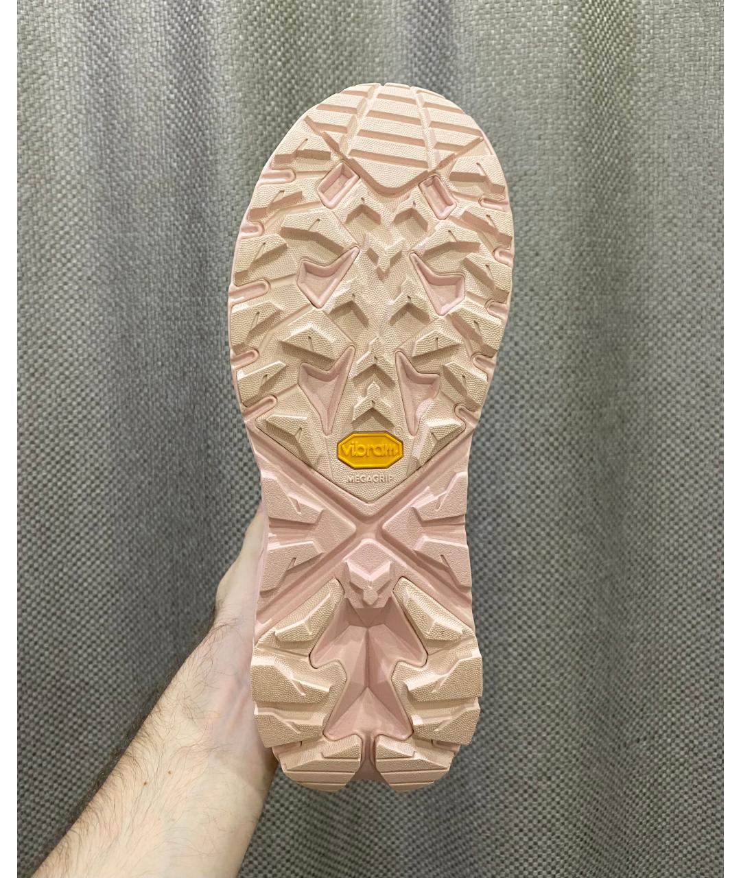 HOKA Розовые кожаные ботинки, фото 5