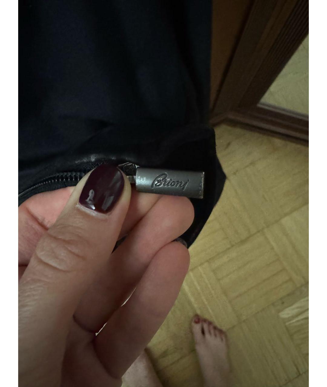 BRIONI Черная замшевая куртка, фото 3